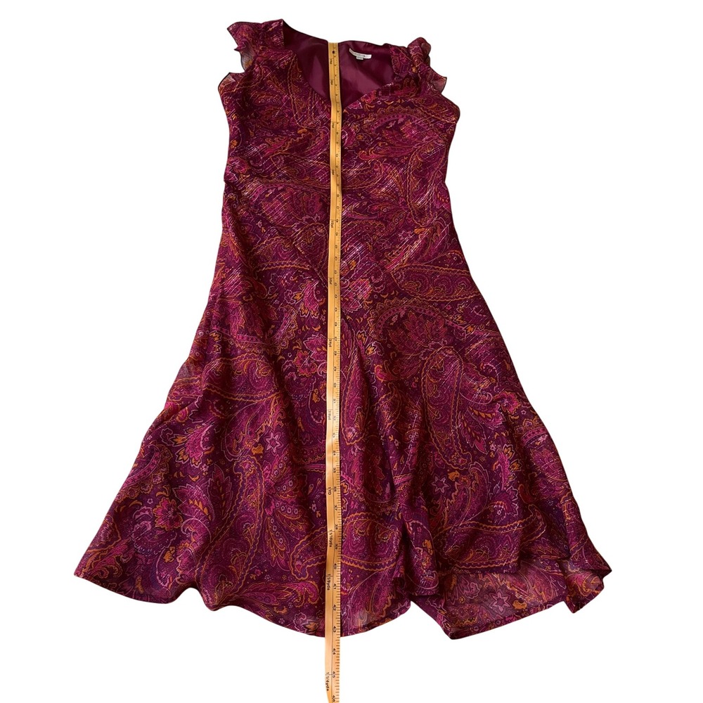 Un Deux Trois Paisley Flutter Midi Dress - Picture 7 of 8